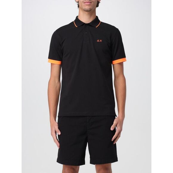 Sun68 Polo Shirt Men Black